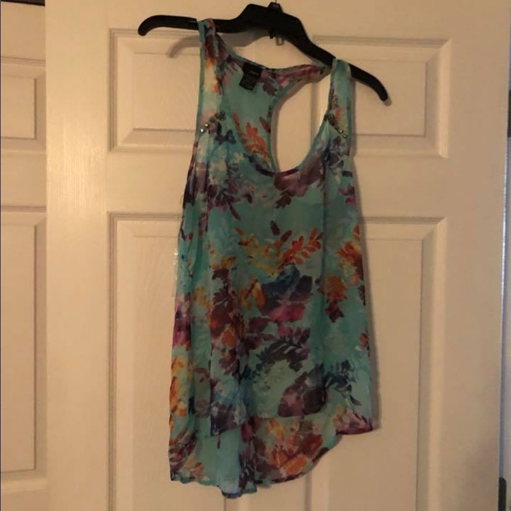 Floral print top